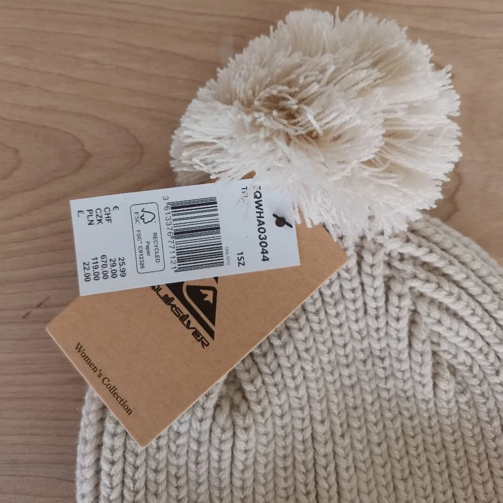 Quiksilver The Pom beanie  (OS) - Picture 5 of 11
